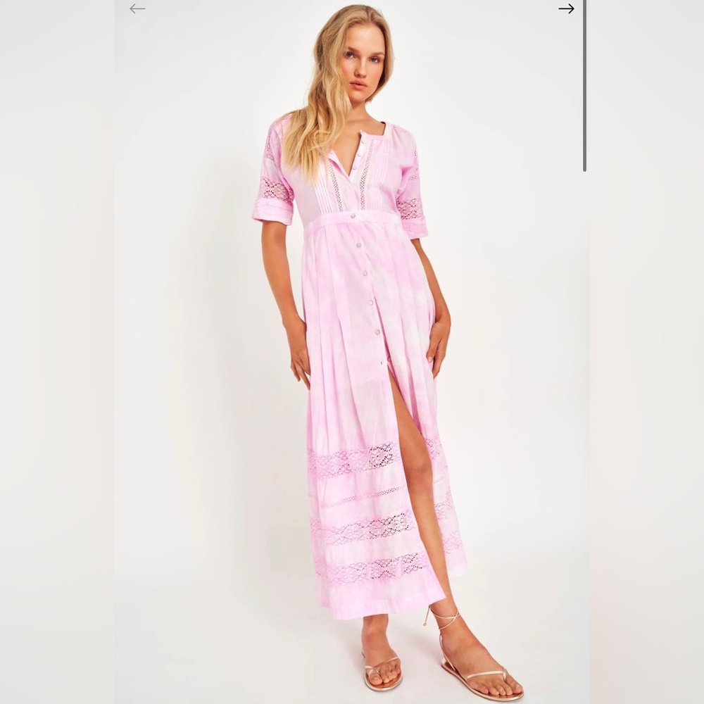 Loveshackfancy Beth midi dress, NWT, size small